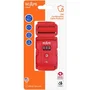 Scape Travel Correa para maleta con combinación E0121 roja